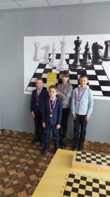 3 место в районном физкультурном мероприятии по шахматам "Юный шахматист".
